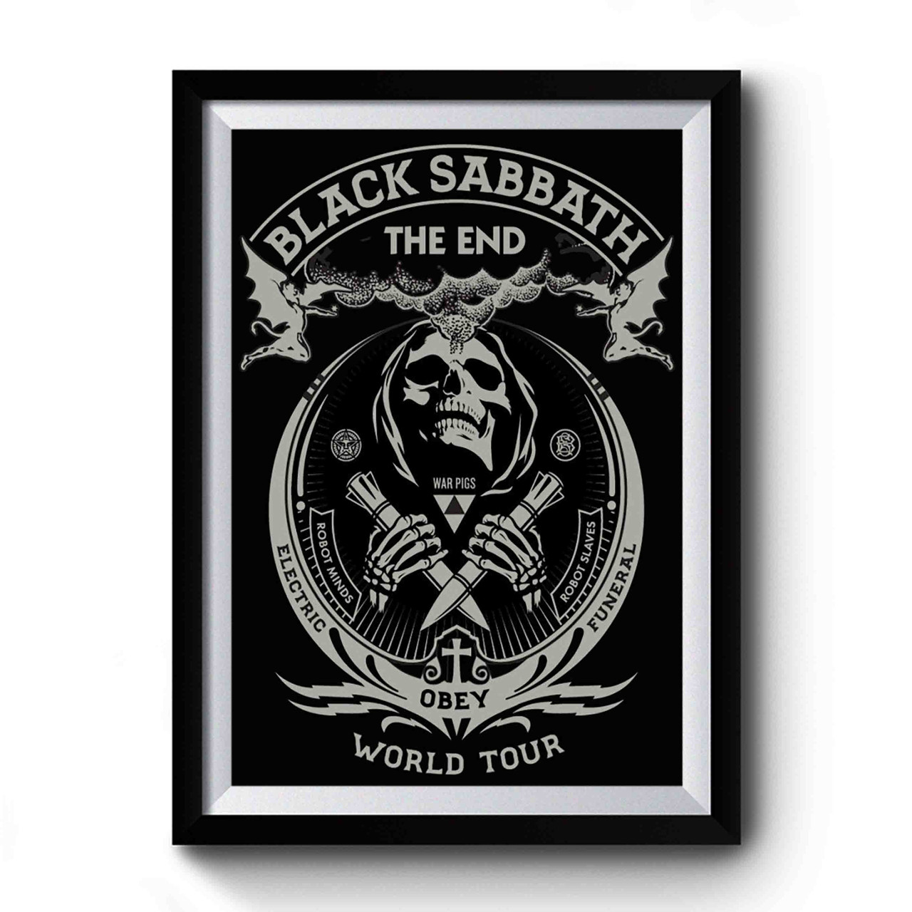 Black Sabbath The End ツアー シルクスクリーン ポスター Black Sabbath The End Tour Premium Poster